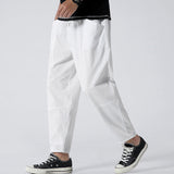 Harlan men's cropped harem pants in White, view 5