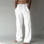 Cade men's japanese style drawstring pants, view 4