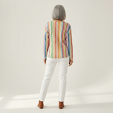 Anna - Colourful Vertical Stripe Sweater