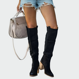 Rowena - Knee-High Leather Orthopedic Boots