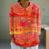 Alena - Vibrant Mosaic Blouse