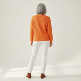 Helen - Solid Waffle Knit Sweater