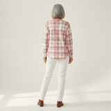 Emma - Blush Plaid Sweater