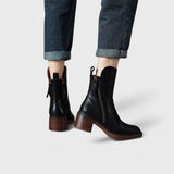 Gwendolyn - Leather Ankle Boots