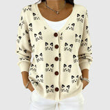 Olivia - Knit Hooded Cardigan