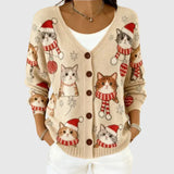 Aurora - Knit Button-Front Cardigan
