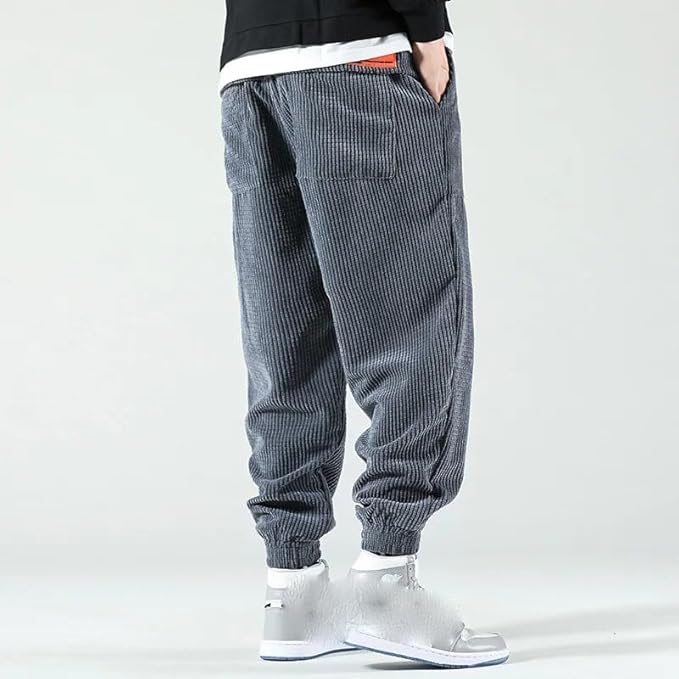 Sutton men's loose cuffed streetwear pants, view 5