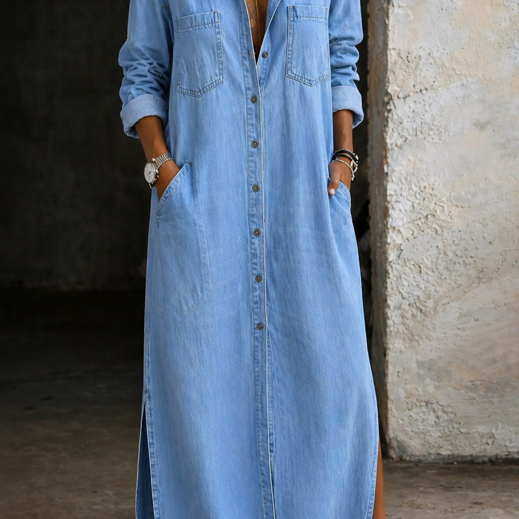 Delana - Button Down Dress