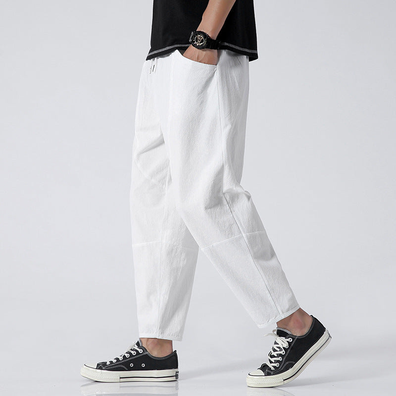 Harlan men's cropped harem pants, view 7