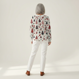 Holly - White Christmas Tree and Bauble Sweater