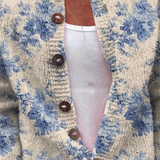 Noémie - Cardigan à imprimé floral et boutons