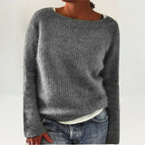 Jeannette - Pull douillet gris
