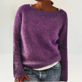 Sidonie - Pull douillet violet