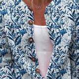 Lucienne - Cardigan à imprimé floral et boutons