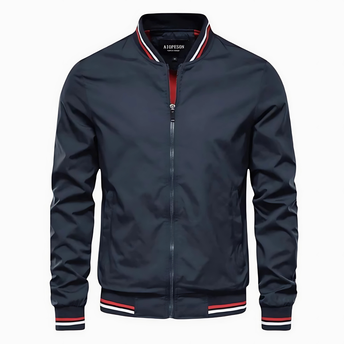 Kingsley men's urban bomber jacket in Blue, view 2