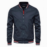 Kingsley men's urban bomber jacket in Blue, view 2