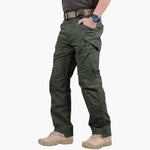 Ghislain men's water repellent technical cargo pants, view 4