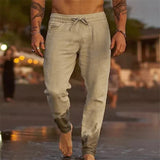 Kenny men's casual cotton beach pants, front view