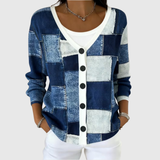 Leah - Knit Button-Front Cardigan