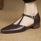 Elizabeth - Braided Leather Strap Shoes