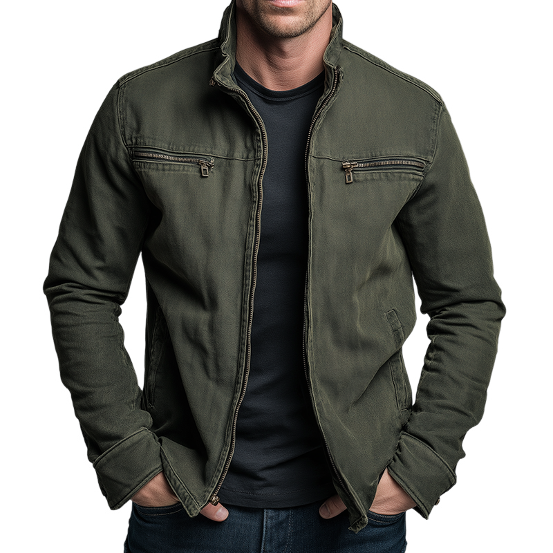 Wallace men's cotton field jacket, view 2
