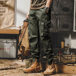 Maxwell men's ripstop outdoor cargo pants in Green, view 4