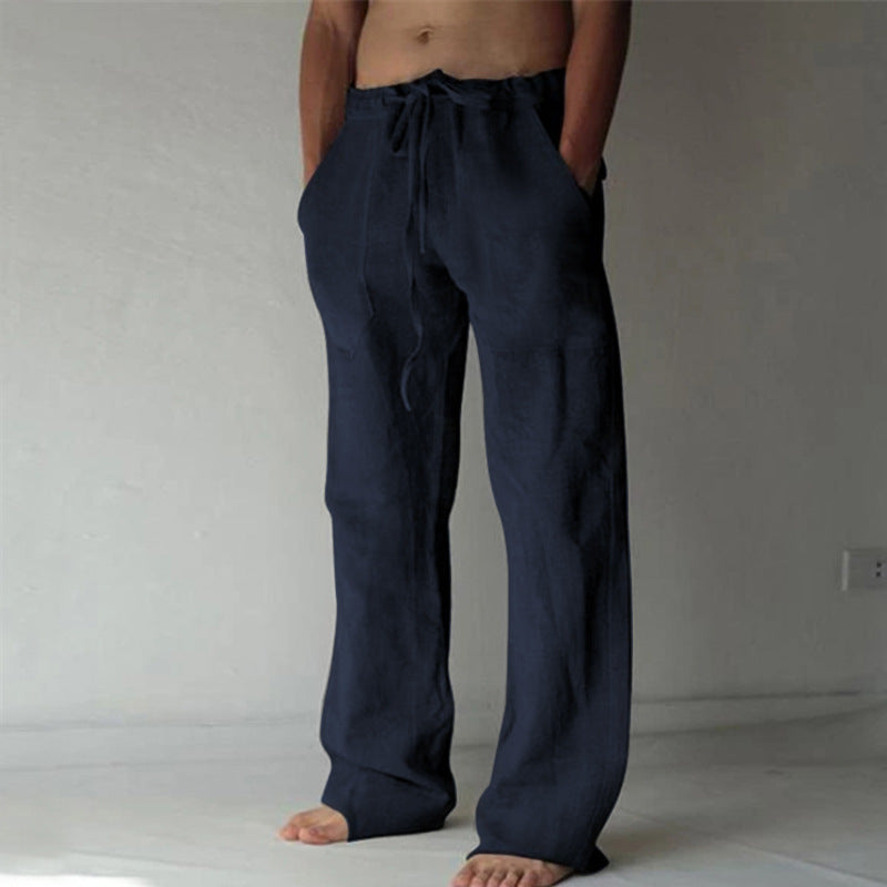 Cade men's japanese style drawstring pants, view 6