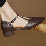 Elizabeth - Braided Leather Strap Shoes