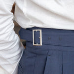 Gil men's high waist buckle dress pants, view 13