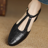 Elizabeth - Braided Leather Strap Shoes