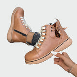 Nadine - Leather Orthopedic Ankle Boots