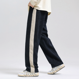 Aiden men's side stripe corduroy joggers, view 6