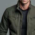 Wallace men's cotton field jacket, view 3