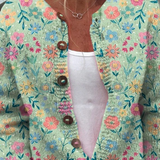 Livie - Cardigan à imprimé floral et boutons