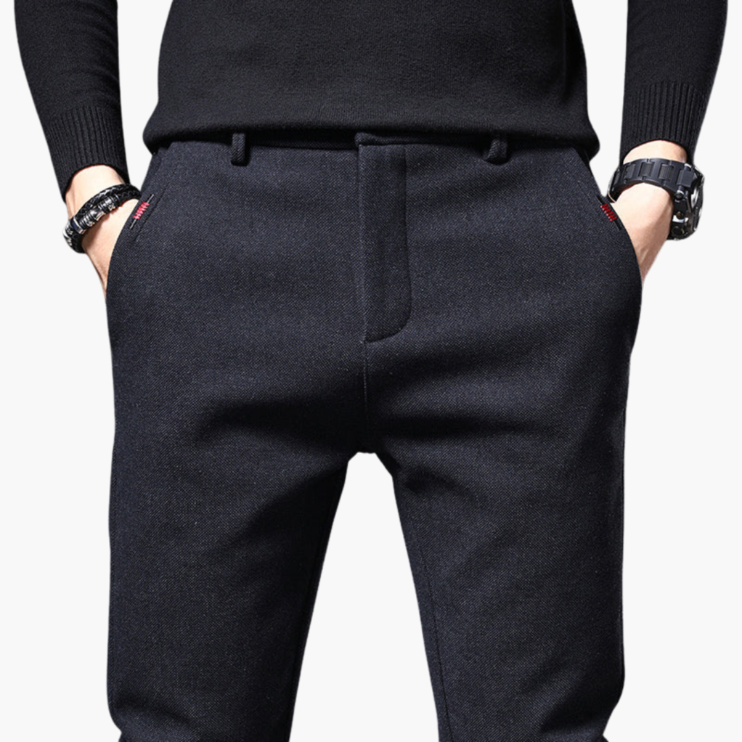 Prescott men's smart slim fit pants, view 7