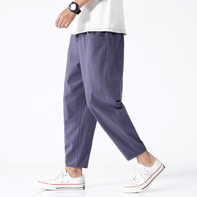 Harlan men's cropped harem pants, view 8