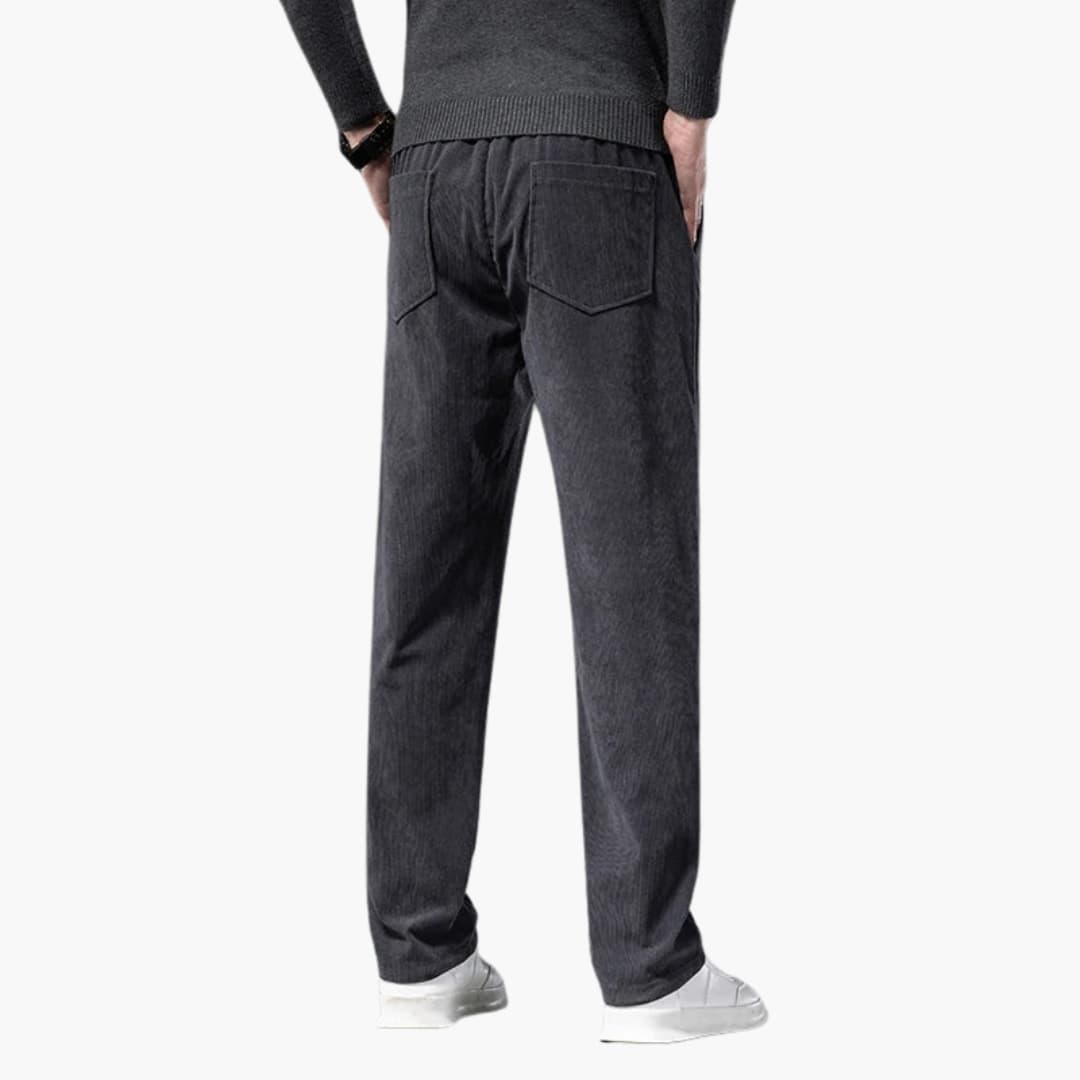 Roland men's corduroy drawstring pants, view 3