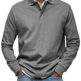 Carson - Navy Long Sleeve Polo