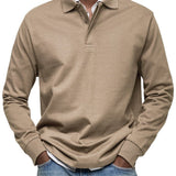 Carson - Navy Long Sleeve Polo