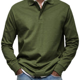 Carson - Navy Long Sleeve Polo