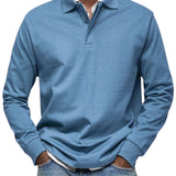 Carson - Navy Long Sleeve Polo