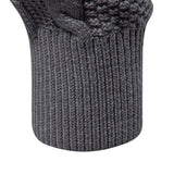Duncan - Jacquard Cable Knit Stand Collar Zip Sweater