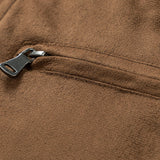 James - Suede Bomber Jacket with Padded Lining