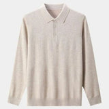 Dawson - Grey Long Sleeve Polo