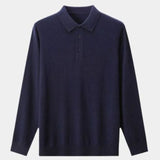 Dawson - Grey Long Sleeve Polo
