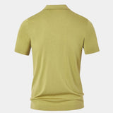 Brandon - Classic Short Sleeve Polo with Button Placket