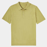 Brandon - Classic Short Sleeve Polo with Button Placket