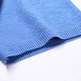 Nash - Slim Fit Short Sleeve Stand Collar Sweater