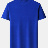 Nash - Slim Fit Short Sleeve Stand Collar Sweater