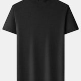 Nash - Slim Fit Short Sleeve Stand Collar Sweater